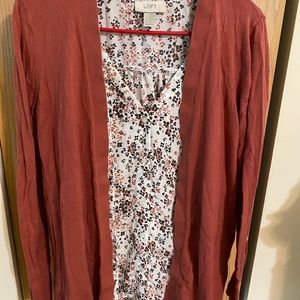 2-piece dress shirt with cardigan